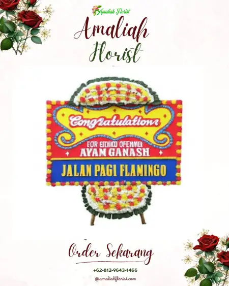 Sewa Papan Bunga Maulafa